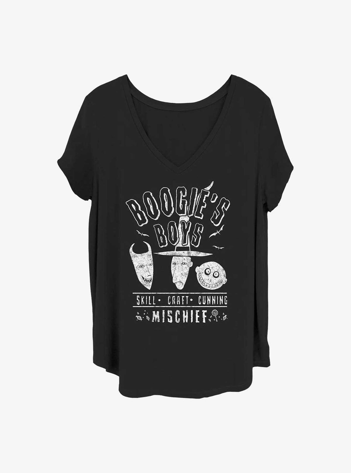 spooky holiday Boogie's Boys Mischief Girls T-Shirt Plus Size
