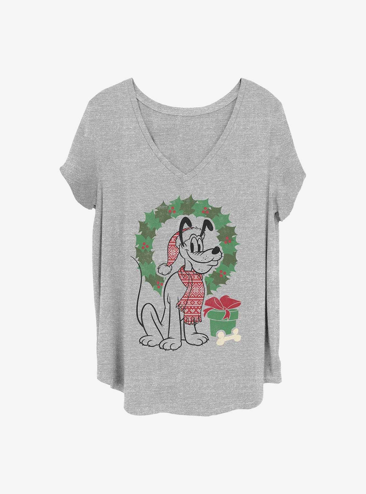 Pluto Christmas Pluto Girls T-Shirt Plus Size