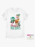 Snow White and the Seven Dwarfs Bashful Christmas Girls T-Shirt Plus Size