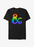 Dungeons Dragons Pride Gradient Logo Pride T-Shirt
