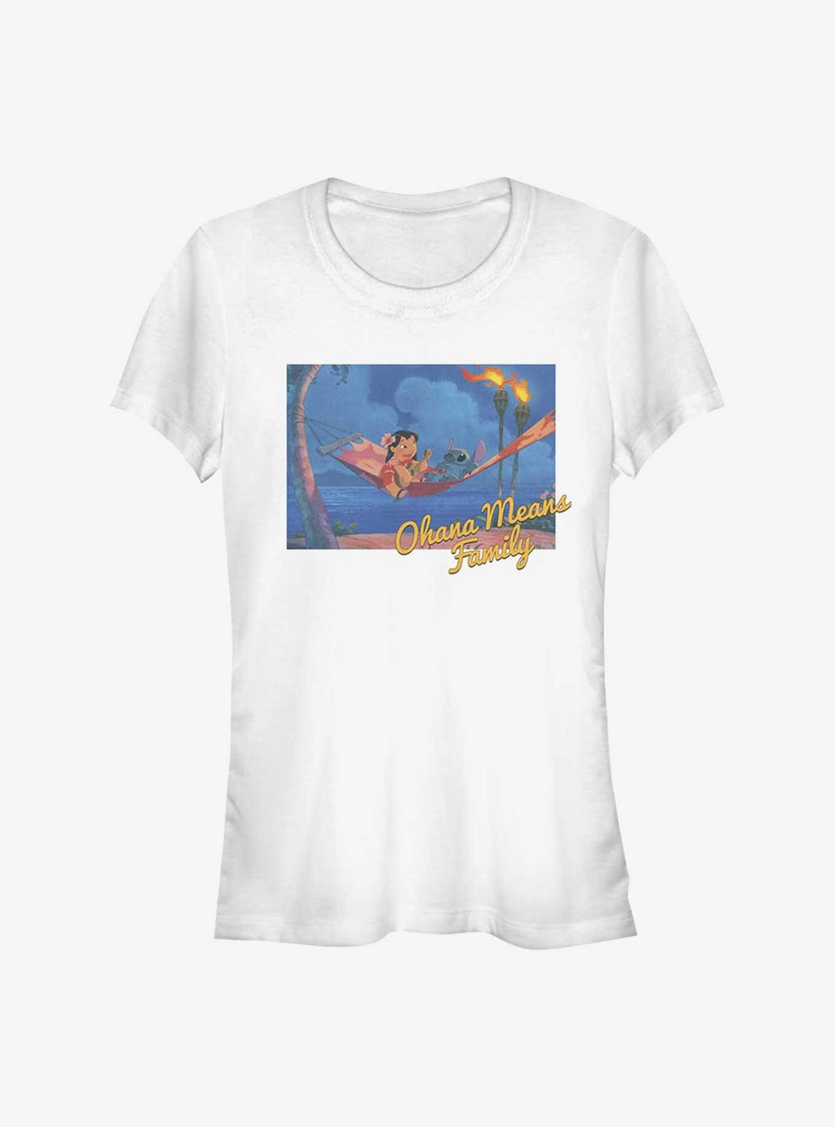 island alien duo Ohana Hammock Girls T-Shirt