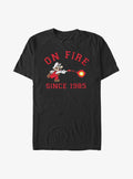 Nintendo retro platform gamer On Fire Since 1985 T-Shirt
