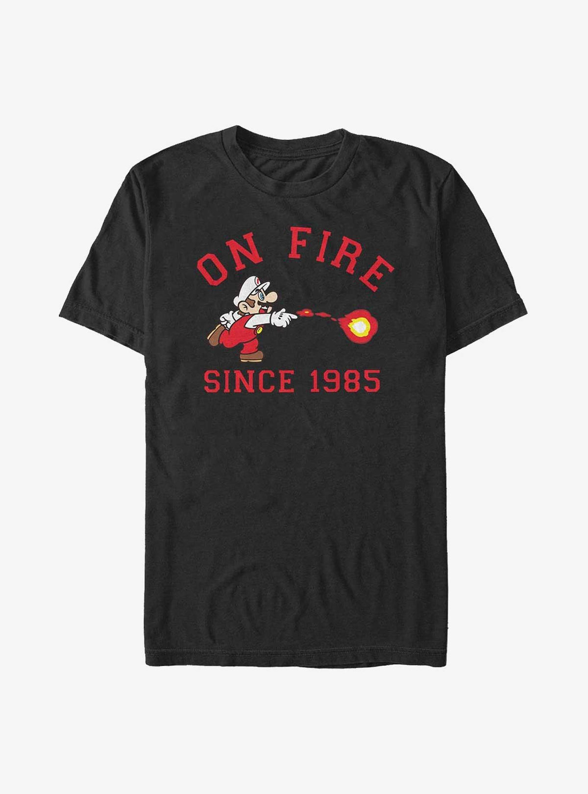 Nintendo retro platform gamer On Fire Since 1985 T-Shirt