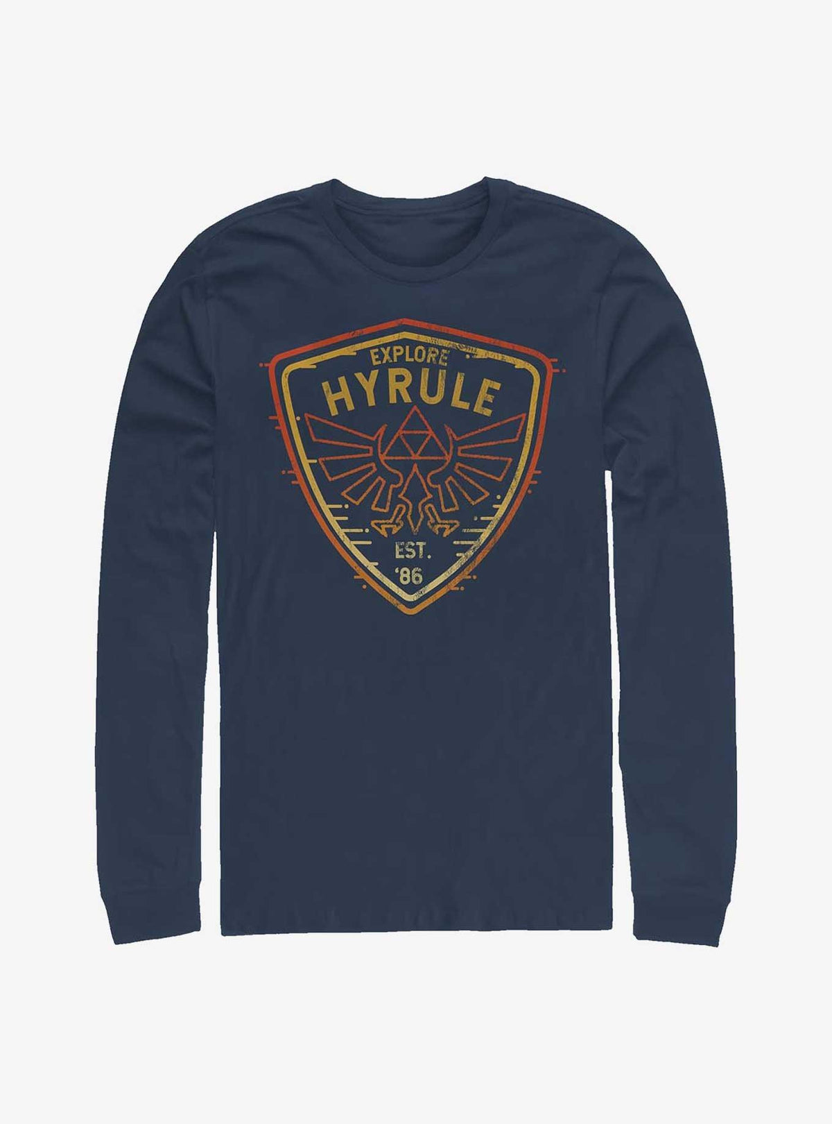 Nintendo fantasy adventure Explore Camp Hyrule Long-Sleeve T-Shirt