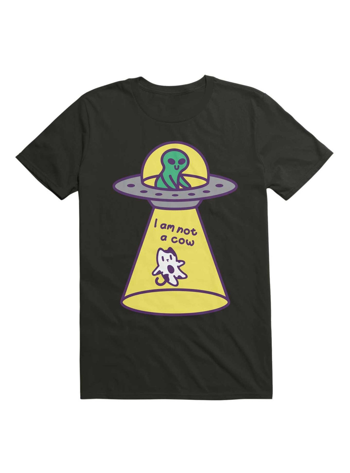 Kawaii Cat Abduction By Alien T Shirt T Shirt Trending US Humor Gift