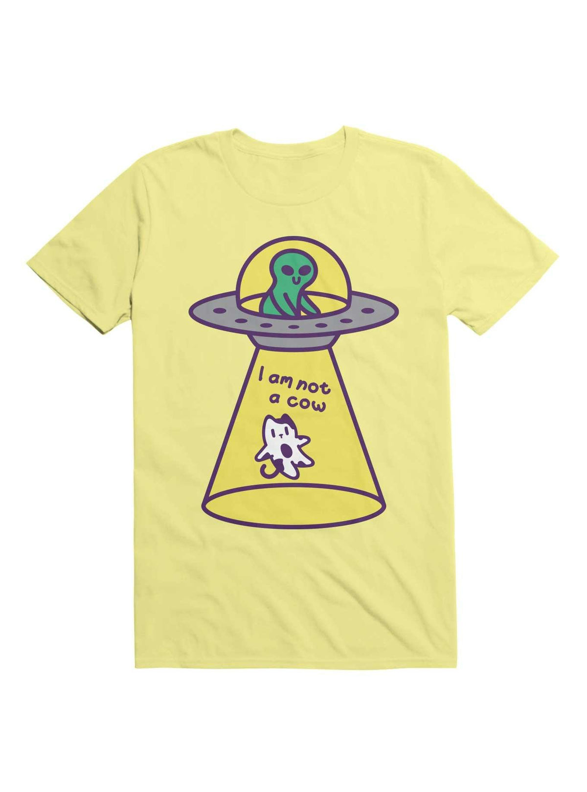 Kawaii Cat Abduction By Alien T Shirt T Shirt Viral TikTok Humor Gift