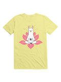 Kawaii Cute Llama Doing Yoga Llamaste Namaste Funny Meditation T Shirt T Shirt Streetwear Style Best Seller Look