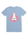 Kawaii Cute Llama Doing Yoga Llamaste Namaste Funny Meditation T Shirt T Shirt Comfort Fit Daily Wear