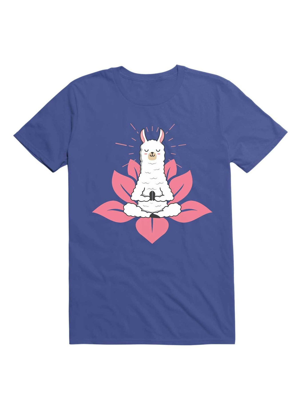 Kawaii Cute Llama Doing Yoga Llamaste Namaste Funny Meditation T Shirt T Shirt Trending US Daily Wear
