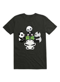Kawaii Mahjong Panda Cute Funny T Shirt T Shirt Premium Print Daily Wear