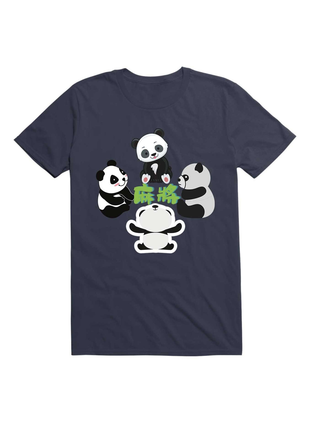 Kawaii Mahjong Panda Cute Funny T Shirt T Shirt High Search Demand Best Seller Look