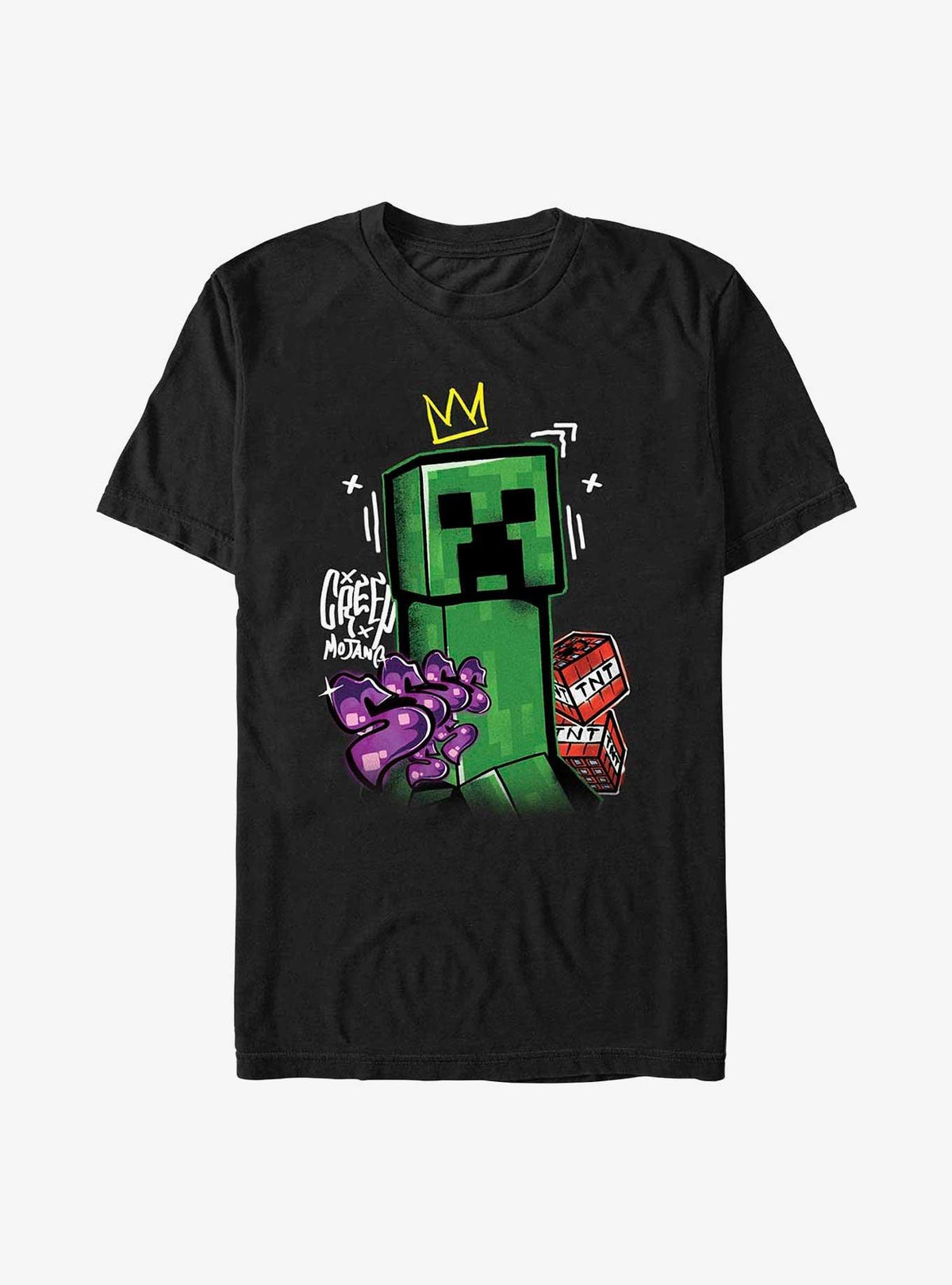 block building gamer Crowned Creeper T-Shirt