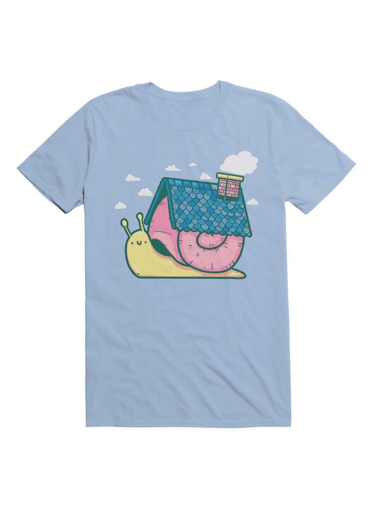 Kawaii Snail Home T Shirt T Shirt Comfort Fit Gift Ready