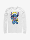 island alien duo Rockin' cute blue alien Long-Sleeve T-Shirt