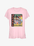 island alien duo Ohana Means Family Beach Girls T-Shirt