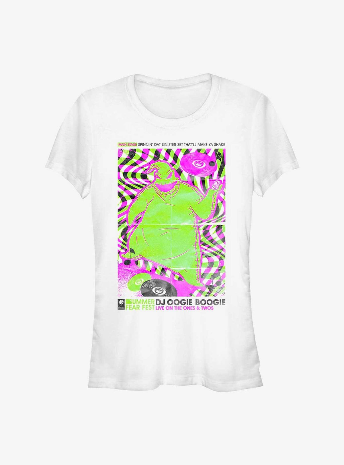 spooky holiday DJ Oogie Boogie Girls T-Shirt