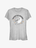 spooky holiday Zero Haunted Hound Girls T-Shirt