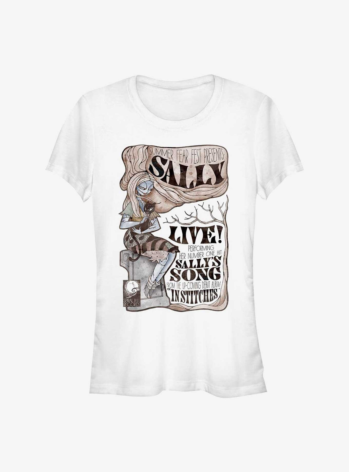 spooky holiday Summer Fear Fest Sally Girls T-Shirt
