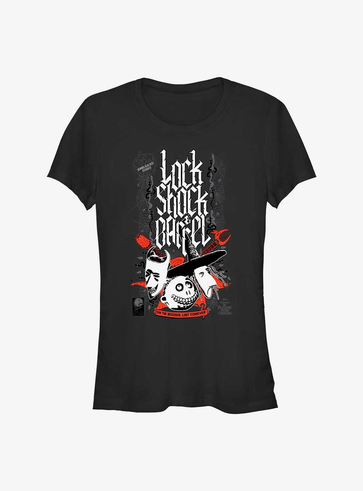spooky holiday Lock Shock and Barrel Girls T-Shirt