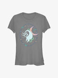 spooky holiday Zero Stars And Flowers Girls T-Shirt