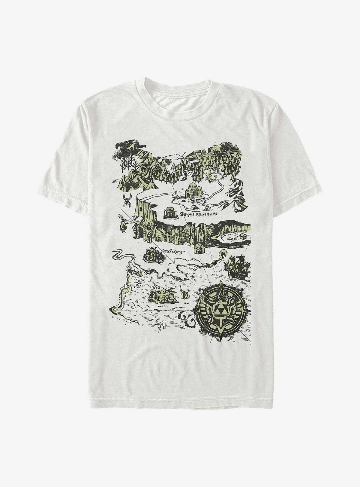 Nintendo fantasy adventure Map T-Shirt 2