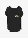 spooky holiday Oogie Boogie Pocket Girls T-Shirt Plus Size