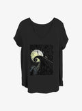 spooky holiday Spiral Hill Girls T-Shirt Plus Size