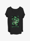 spooky holiday Wheel of Fortune Girls T-Shirt Plus Size