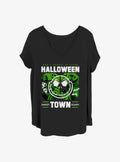 spooky holiday Halloweentown Collage Girls T-Shirt Plus Size 2