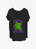 spooky holiday Oogie Boogie Christmas Girls T-Shirt Plus Size