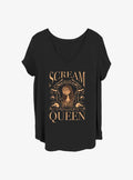 spooky holiday Scream Queen Girls T-Shirt Plus Size