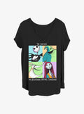 spooky holiday Spooky Squares Girls T-Shirt Plus Size