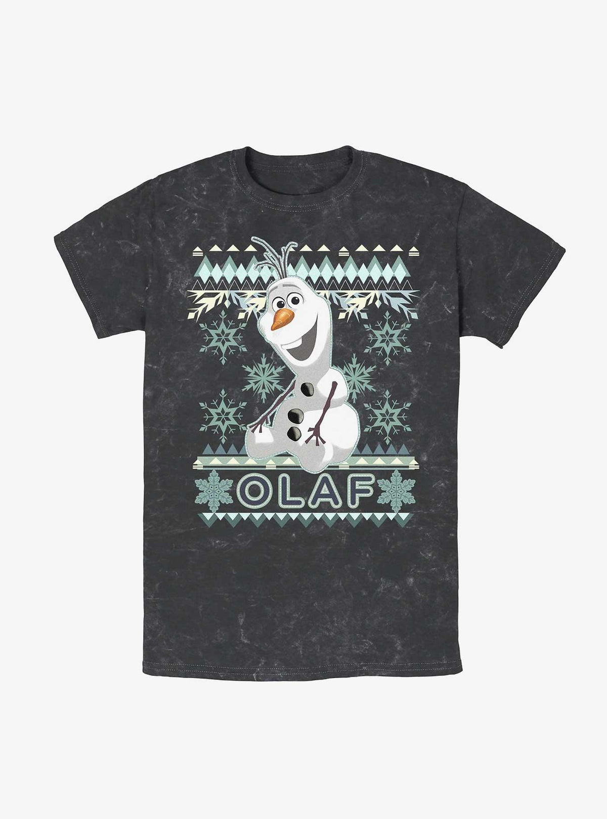 Frozen Olaf Christmas Mineral Wash T-Shirt