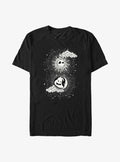 spooky holiday Jack and Oogie Celestial Clouds T-Shirt