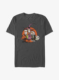 spooky holiday Troublemakers Trio Shock Lock Barrel T-Shirt