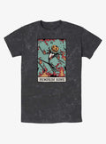 spooky holiday Jack Pumpkin King Card Mineral Wash T-Shirt