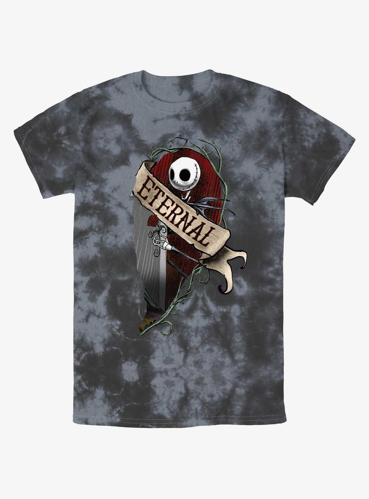 spooky holiday Jack Eternal Tie-Dye T-Shirt