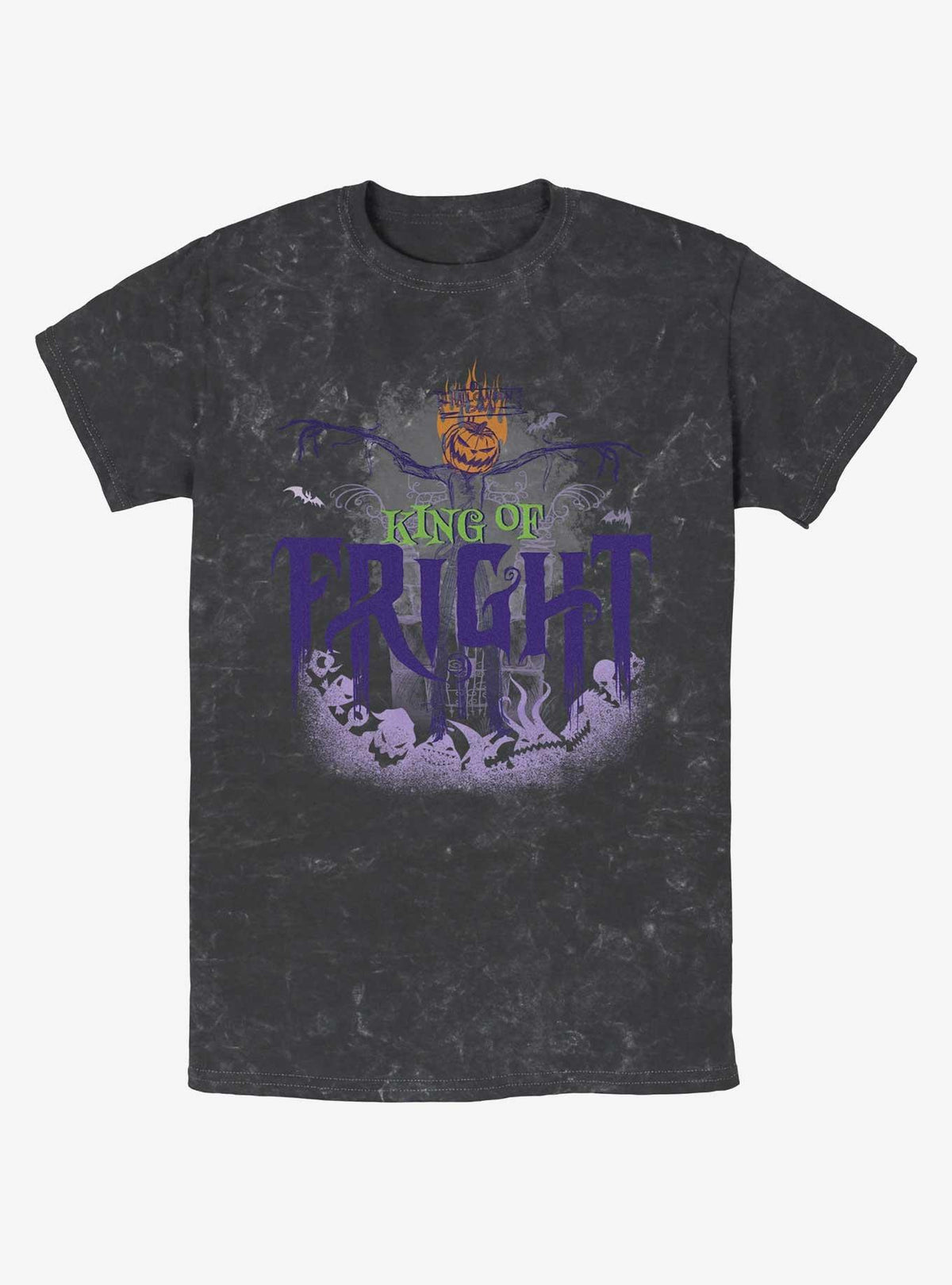 spooky holiday King of Fright Mineral Wash T-Shirt