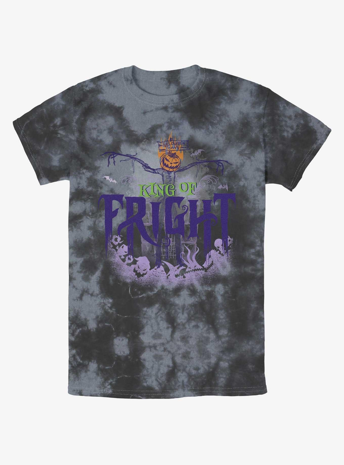 spooky holiday King of Fright Tie-Dye T-Shirt