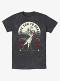 spooky holiday Jack Sally Love You To Death Mineral Wash T-Shirt