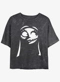 spooky holiday Sally Mineral Wash Girls Crop T-Shirt