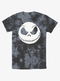 spooky holiday Big Face Jack Tie-Dye T-Shirt