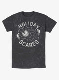 spooky holiday Scares Vampire Teddy Mineral Wash T-Shirt
