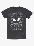 spooky holiday Jack Spooky Icons Mineral Wash T-Shirt
