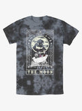 spooky holiday Oogie Boogie The Moon Tarot Card Tie-Dye T-Shirt