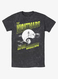 spooky holiday Moonlit Jack Skellington Mineral Wash T-Shirt