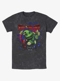 spooky holiday Oogie Dice Mineral Wash T-Shirt