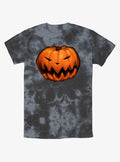 spooky holiday Pumpkin King Tie-Dye T-Shirt