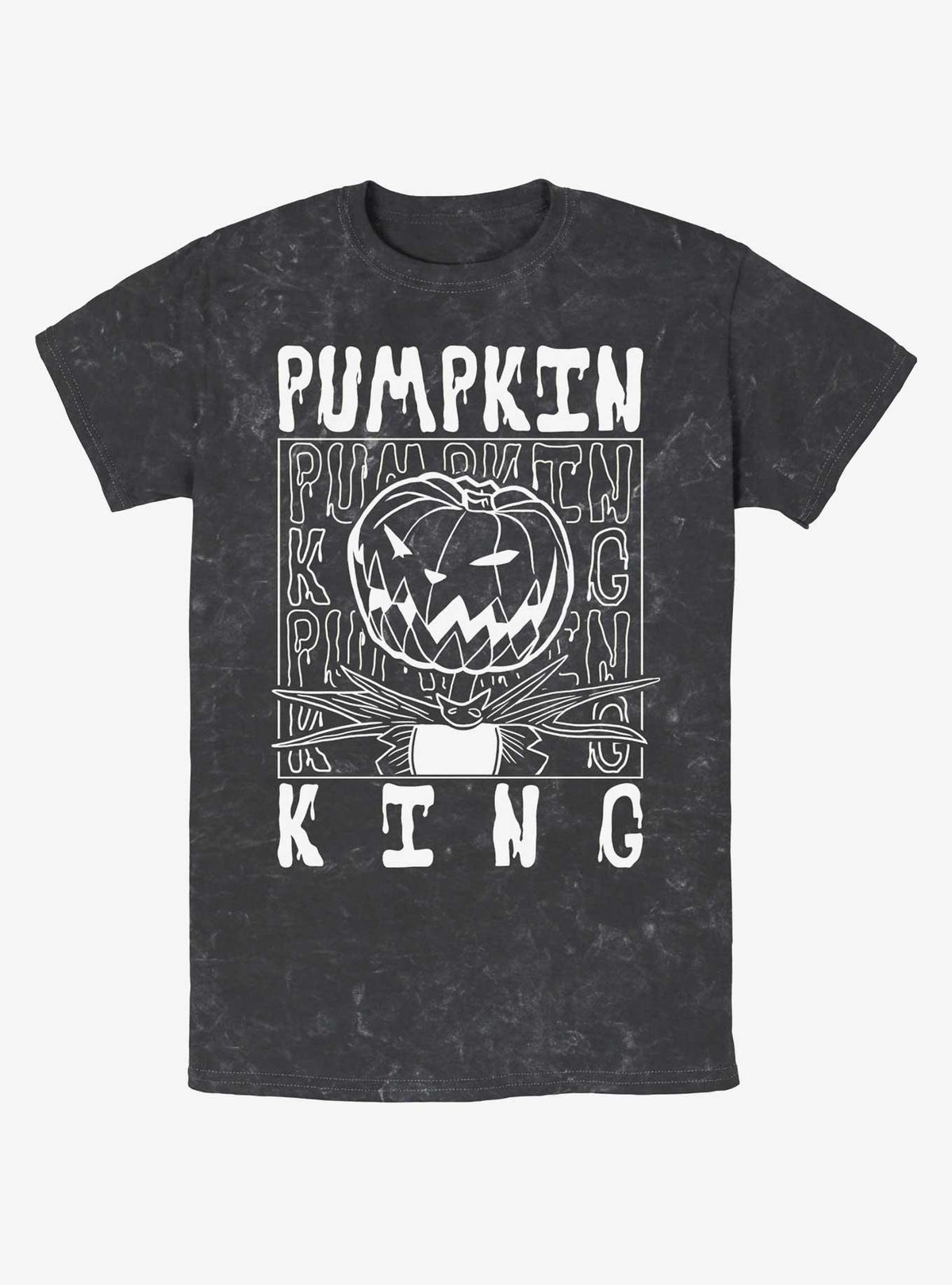 spooky holiday Jack Pumpkin King Mineral Wash T-Shirt