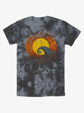 spooky holiday Pumpkin King Lament Tie-Dye T-Shirt